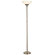 Adesso Remote Control Torchiere Floor Lamp in Steel