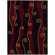 Nourison Parallels Black/Red Rug
