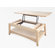 International Concepts Unfinished Wood Bombay Coffee Table with Lift-Top