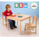 KidKraft Personalized Aspen Kids' 3 Piece Table and Chair Set