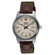 Wenger Swiss Gear Classic Field Military Wrist Watch with Ivory Dial and Olive Brown Nylon Strap