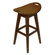 Carolina Accents Thoroughbred 32" Backless Swivel Bar Stool in Cherry