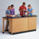 Diversified Woodcrafts Labview 4 Student Workstation With Door