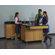 Diversified Woodcrafts Perimeter Workstation With Door, Drawer, Sink & Fixtures