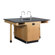 Diversified Woodcrafts 4 Student Double Faced Workstation With Cupboard