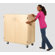 Diversified Woodcrafts Mobile Tote Tray Storage Cabinet