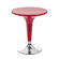 Eurostyle Clyde Adjustable Bar Table in Red