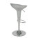 Eurostyle Ashley Adjustable Bar Stool in Silver