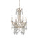 Quoizel Tricia Four Light Chandelier in Vintage Silver