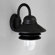 Progress Lighting Newport II Black Single Light Plastic Outdoor Wall Lantern with Prismatic Acrylic Shade
