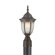Thomas Lighting Westchester One Light Etched Glass Outdoor Post Lantern in Painted Bronze