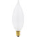 Sylvania Decor B10 25 Watt 120 V Incandescent Bulb in Frosted
