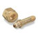 Western Enterprises .830-14 NGO Left Hand Female Brass Regulator Nut CGA 350