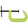 Wilton 400 SF Hi-Visibility Safety C-Clamps - 412sf 2"-12-1/4" extra deep c-clamp regular dut