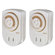Woods Wire Indoor 24-Hour Mechanical Mini Timer (2 Pack)