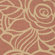 Safavieh Courtyard Rust/Sand Floral Rug