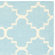 Safavieh Dhurries Light Blue/Ivory Checked Rug