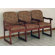 Wooden Mallet Prairie Three Seat Guest Chair