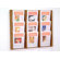 Wooden Mallet Nine Pocket Acrylic and Oak Wall Display