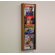 Wooden Mallet Four Pocket Acrylic and Oak Wall Display