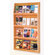 Wooden Mallet Twelve Magazine and Twenty Four Brochure Wall Display with Optional Floor Stand