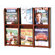 Wooden Mallet Six Magazine Oak and Acrylic Wall Display