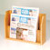 Wooden Mallet Countertop Two Pocket Newspaper Display