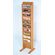 Wooden Mallet Free Standing Ten Pocket Magazine Rack