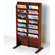 Wooden Mallet Free Standing Fourteen Pocket Magazine Rack