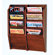 Wooden Mallet Eight Pocket Wall Mount Magazine Rack