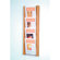 Wooden Mallet Four Pocket Acrylic and Oak Wall Display