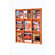 Wooden Mallet Nine Magazine and Eighteen Brochure Oak and Acrylic Wall Display with Optional Floor Stand
