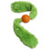 Doggles Tails Dog Toy in Green