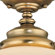 Savoy House Classic Schoolhouse Designs  Semi Flush Mount in Warm Brass