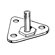 Quantum Storage Foot Plate for Q-Stor Wire Shelving