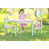 Teamson Kids Magic Garden Kids' 3 Piece Table and Chair Set