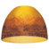 Sea Gull Lighting Dome Glass Shade in Amber Rhapsody