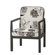 Linon Arista Fabric Arm Chair