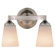 Feiss Paris Moderne Two Light Bath Vanity in Brushed Steel