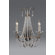 Feiss Dutchess Two Light Wall Sconce in Burnished Silver