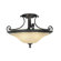 Feiss Cervantes 2 Light Semi Flush Mount
