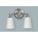 Feiss Huguenot Lake Two Light Bath Vanity in Polished Nickel