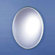 Feiss Westminster Oval Mirror in Pewter