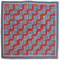 Patch Magic Red Log Cabin Duvet Cover