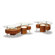 Global Furniture USA Sarah Coffee Table with Stool