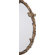 Uttermost Paza Oval Mirror in Antiqued Gold