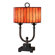 Uttermost Bellevue Two Light Table Lamp in Oil Rubbed Bronze and Rustic Black