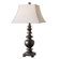 Uttermost Verrone Table Lamp in Lightly Distressed Textured Dark Bronze