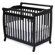 DaVinci Emily Mini 2-in-1 Convertible Crib in Ebony Black