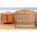 DaVinci Parker Two Piece Convertible Crib Set with Toddler Rail in Oak